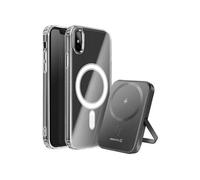 Pack MagSafe pour iPhone X avec Coque Bi-matière et Powerbank 5000 mAh Transparent