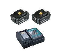 Pack MAKITA 2 batteries BL1850B + chargeur DC18RC - 197570-9
