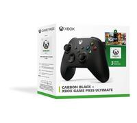 Manette MICROSOFT Carbon Black +3 mois de Game Pass Ultimate