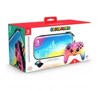 Pack manette filaire et housse de transport PDP REMATCH Star Spectrum pour Nintendo Switch, Switch Lite et OLED, audio 3,5 mm, boutons arrière, multicolore