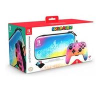 PDP Manette filaire Rematch + sacoche – Star Spectrum Rose violet – Nintendo Switch