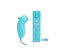 Pack Manette sans fil et Nunchuk pour Wii U Bleu