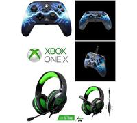 Pack Manette Xbox One-S-X-PC Arc Lightning Edition + Casque Gamer Pro H3 Spirit of Gamer Xbox One/S/X/PC