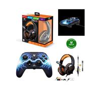 Pack Manette XBOX ONE-S-X-PC ARC LIGHTNING EDITION Officielle + Casque Gamer PRO H3 Orange SPIRIT OF GAMER XBOX ONE/S/X/PC