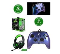 Pack Manette XBOX ONE-S-X-PC NEBULA EDITION Officielle + Casque Gamer PRO H3 SPIRIT OF GAMER XBOX ONE/S/X/PC