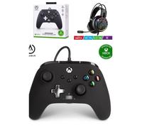 Pack Manette XBOX ONE-S-X-PC NOIRE EDITION Officielle + Casque Gamer PRO H7 SPIRIT OF GAMER XBOX ONE/S/X/PC