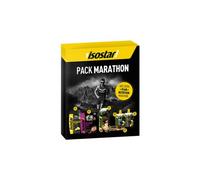 Isostar Pack Marathon - Pack Nutrition Complet pour répondre aux Besoins Nutritifs des Marathoniens, Assortiment boissons, gels et barres énergétiques, coffret 9 articles, 1.5 kg