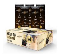 Pack Mariage 4 Déclencheurs + 5 Jets de Scène Or 2 Mètres / 30 Secondes + Télécommande pour Machine d'allumageOr