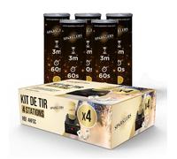 Pack Mariage 4 Déclencheurs + 5 Jets de Scène Or 3 Mètres / 60 Secondes + Télécommande pour Machine d'allumageOr