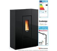 Pack Marilena Plus AD 8kW + Kit ventouse mural | sortie arrière noir