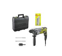 Pack Marteau perforateur RYOBI SDSPlus 680 W RSDS680-KA2 - Kit 3 forets RYOBI plus 2 burins SDS+ - RAKSP05