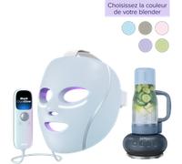 Pack Masque LED Shark CryoGlow bleu + Blender Gourde Ninja BlendBOSS (couleur au choix) Bleu | FW312EU | par SharkNinja