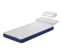 Pack Matelas 90x190 cm LIT ENFANTS h14 CM ERGO CONFORT + 1 oreiller junior 90x35 cm + 1 Protège matelas 90x190 cm