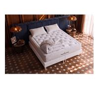 Pack matelas à mémoire de forme maxi épaisseur Buckingham 180x200cm + double sommier 90x200 cm + 2 oreillers + 1 couette