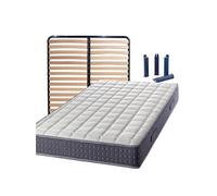 SILHOUETTE - Pack Matelas + AltoLattes 140x190 + Pieds - Altobuy