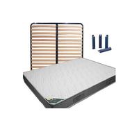 Pack Matelas + AltoLattes 140x200 + Pieds - JAVA -