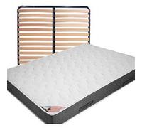 Ensemble matelas et sommier Altobuy BERMUDES - Pack Matelas + AltoLattes 160x200 -