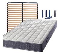 SILHOUETTE - Pack Matelas + AltoLattes 160x200 + Pieds -