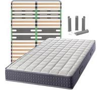 SILHOUETTE - Pack Matelas + AltoZone 140x190 + Pieds - Altobuy
