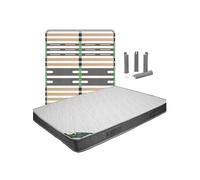 JAVA - Pack matelas + AltoZone 140x200 + Pieds - Altobuy