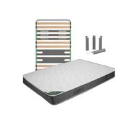 Pack Matelas + AltoZone 90x190 + Pieds - JAVA -