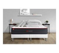 Pack matelas BOOST 180x200 + double sommiers blanc 90x200 + Couette + 2 oreillers