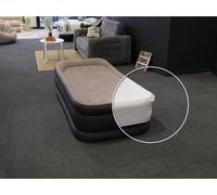 Pack Matelas Gonflable Deluxe Pillow Rest Raised 1 Place Intex + Drap Housse Blanc