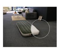 Pack matelas gonflable Downy gonfleur à pied 1 place Intex + Drap housse
