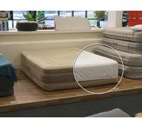 Pack Matelas Gonflable Ultra Plush 2 Places Intex + Drap Housse Blanc