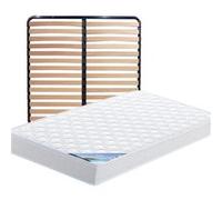 IBIZA - Pack Matelas + Lattes 130x190 -