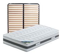 SEYCHELLES - Pack Matelas + Lattes 140x190 -