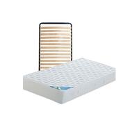 MALDIVES - Pack Matelas + Lattes 80x190 -