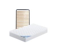 Ensemble matelas et sommier Altobuy IBIZA - Pack Matelas + Lattes 90x190 -