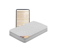Ensemble matelas et sommier Altobuy TAHITI - Pack Matelas + Lattes 90x190 -