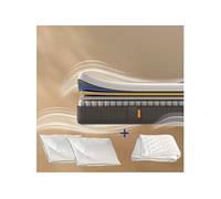 EMMA Pack Matelas Hybride II Plus 160x200 + Oreiller Nuage + Couette Légère Mémoire de Forme + Ressorts Housse Plus Respirante