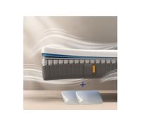 EMMA | Pack Matelas Original II Plus 180x200 + 2 Oreillers Nuage Elite 70x40 | Ressorts + Mémoire de Forme | Housse Plus Respirante