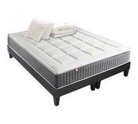 Pack Matelas Ressort 7 zones + Sommier + couette + oreillers Fabriqué en France MAX 2x80 x 200 G