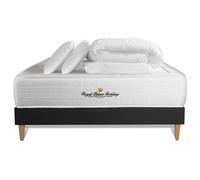 Pack Matelas Ressorts Ensaches + Memoire De Forme Maxi Epaisseur Windsor 140x190cm + 2 Oreillers + 1 Couette 240x220cm