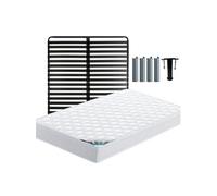 Ensemble matelas et sommier Altobuy CHYPRE - Pack Matelas + Titanium 22 140x190cm + Pieds -