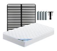 Ensemble matelas et sommier Altobuy IBIZA - Pack Matelas + Titanium 22 140x190cm + Pieds -