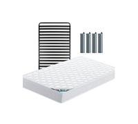 AltoBuy Chypre - Pack Matelas + Titanium 22 90x190cm + Pieds