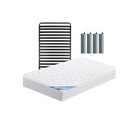 IBIZA - Pack Matelas + Titanium 22 90x190cm + Pieds - Altobuy