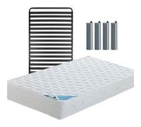 MALDIVES - Pack Matelas + Titanium 22 90x190cm + Pieds - Altobuy