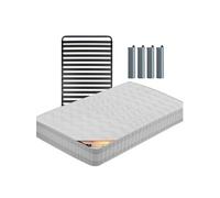 TAHITI - Pack Matelas + Titanium 22 90x190cm + Pieds - Altobuy