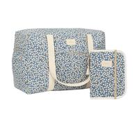 Pack maternité Opéra sac à langer et protège carnet de santé Blue Yumiko