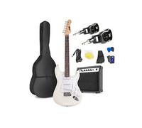 Pack Max GigKit - Guitare Electrique Débutant 4/4 + Ampli 40 Watts + Système Sans Fil | Blanche
