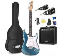 Pack Max GigKit - Guitare Électrique Débutant 4/4 + Ampli 40 Watts + Système Sans Fil | Pétrole