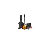 Max Pack Guitare Électrique GigKit Vintage Rock, Style SC, Ampli 40 Watts, Accessoires, Housse, Accordeur, Cordes de rechange, Sangle, Câble 3m et Médiators, Kit Complet Débutant - Sunburst