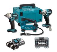 Pack Mecanicien DTW190 + DTD156 + DMP180 (2x5.0Ah) en MAKPAC - MAKITA