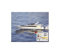 PACK Méga Yacht San Diego 1/25 kit à monter à radiocommander + accastillage